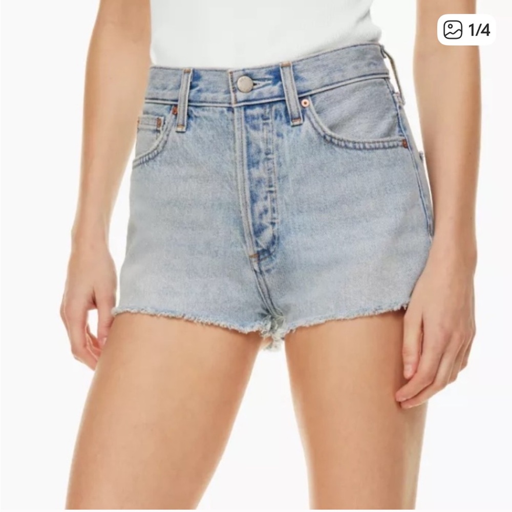 Aritzia/ Denim Forum Light Blue Jean Shorts
